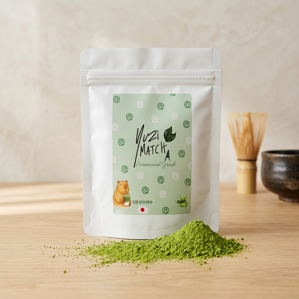 Japansk ceremoniell Yuzi Matcha från Uji Kyoto i 30 g påse