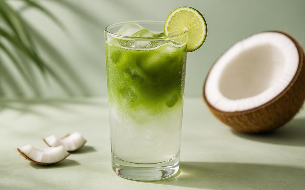 Matcha kokosvatten