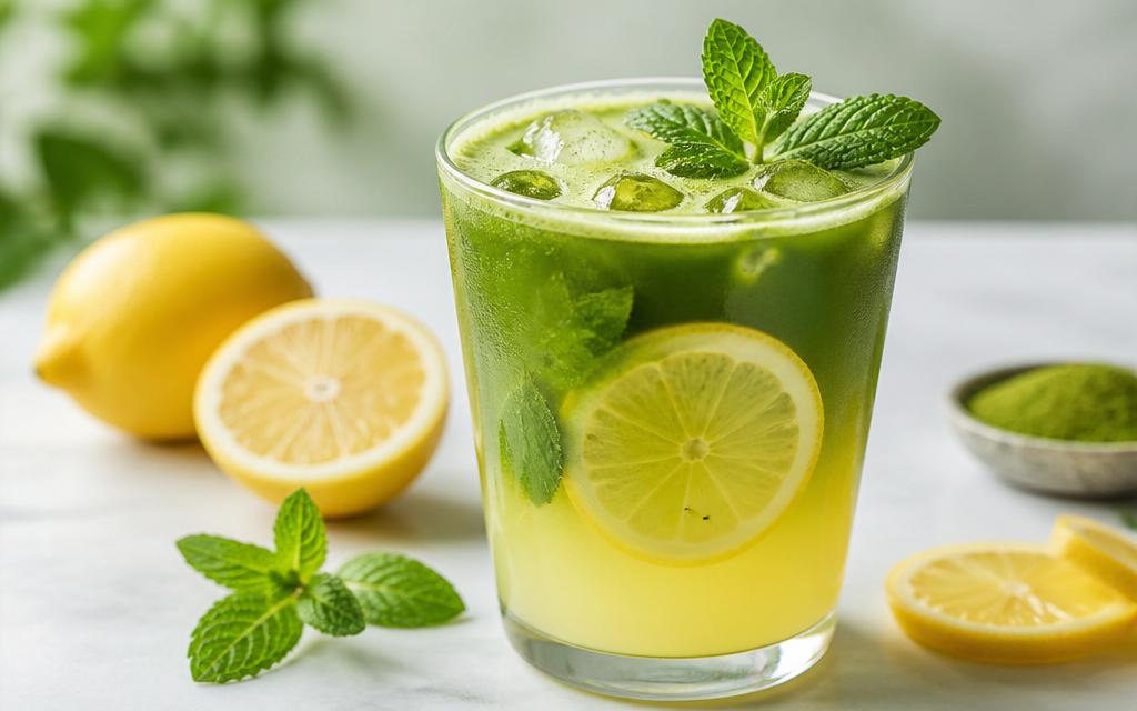 Matcha lemonade