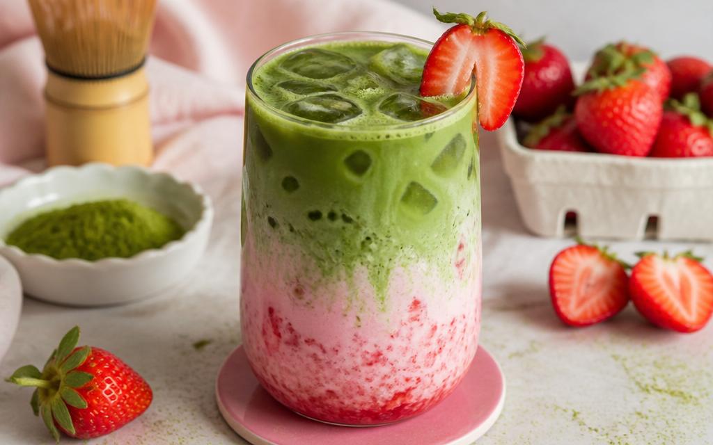 Jordgubbs-matcha